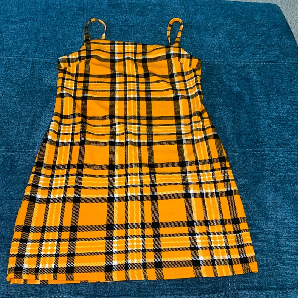 Black and Yellow Dress with straps